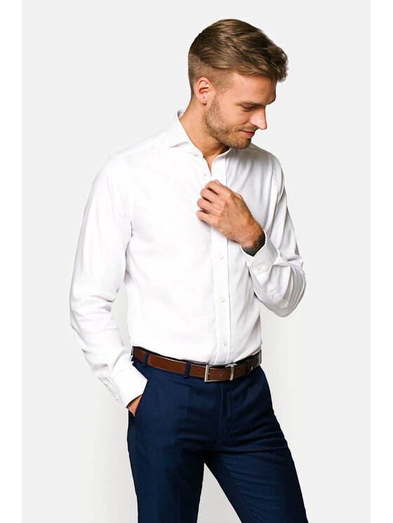 Lancerto Lancerto Koszula Susan KO073120000002 Biały Slim Fit