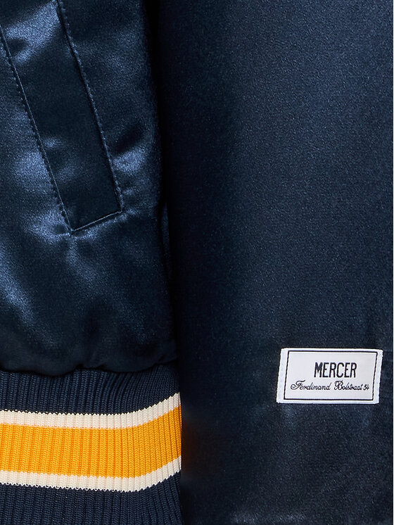 Mercer Amsterdam Mercer Amsterdam Bomber-jakk Unisex The Varsity MEAP231011 Tumesinine Loose Fit