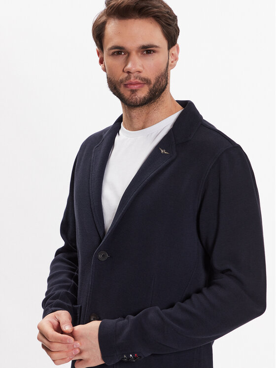 Aeronautica Militare Sakko 231AB2074F499 Dunkelblau Regular Fit  