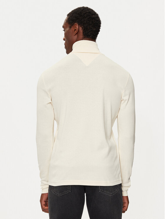 Tommy Hilfiger Tommy Hilfiger Krekls ar augstu apkakli MW0MW36451 Écru Regular Fit