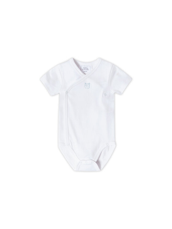 Stellou & friends Stellou & friends Komplet body dziecięcych Short Sleeve CROSS-BODY Szary