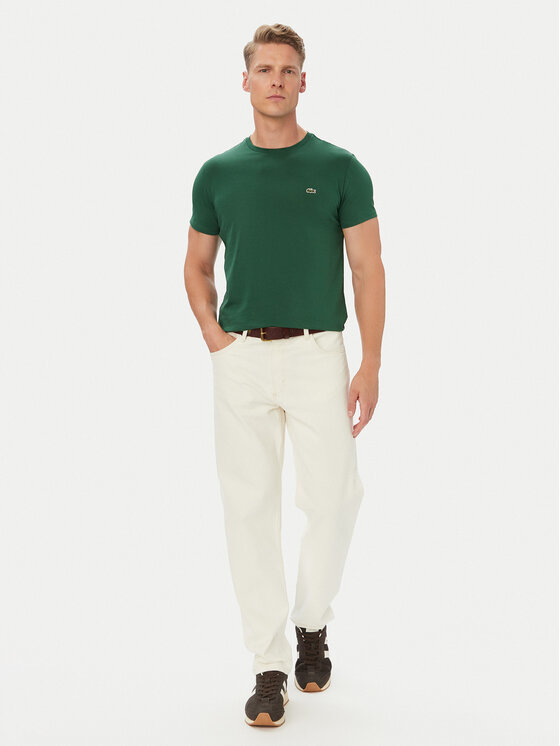 Lacoste Lacoste Тишърт TH6709 Зелен Regular Fit
