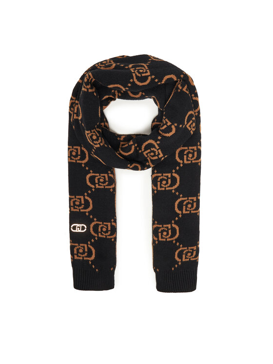 Fular Liu Jo Sciapa Logo Monog 2F5004 M0300 Negru