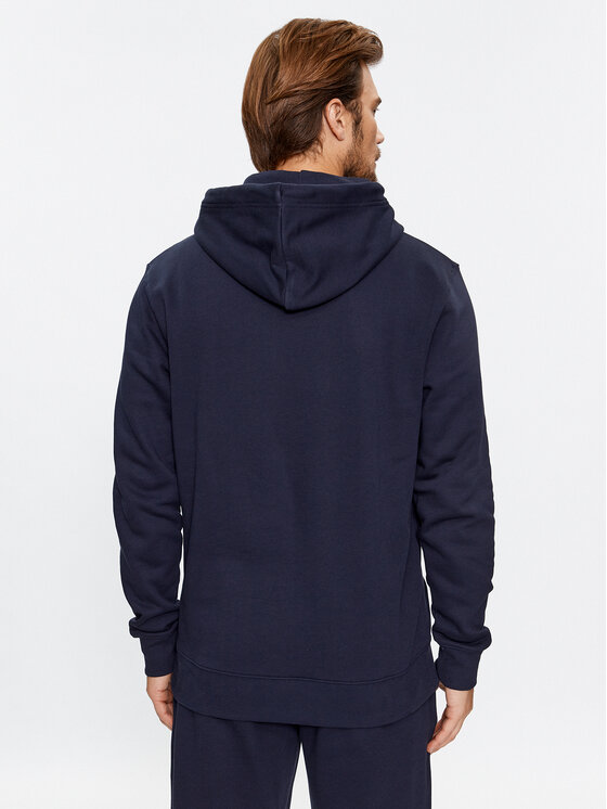 Gant Gant Majica dugih rukava Crest Hoodie 2006069 Tamnoplava Relaxed Fit