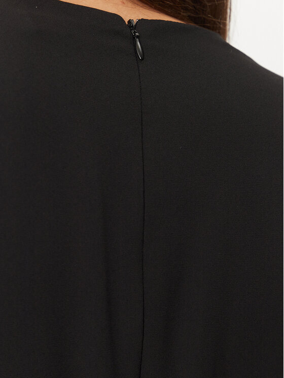 Liu Jo Liu Jo Vsakodnevna obleka MF3422 T0414 Črna Regular Fit