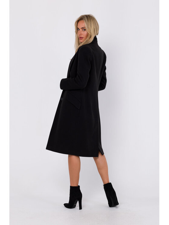 Made of Emotion Made of Emotion Kabát M758 Černá Modern Fit