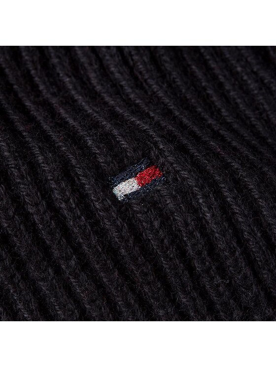 Tommy Hilfiger Tommy Hilfiger Szalik Essential Flag Scarf AW0AW15348 Czarny