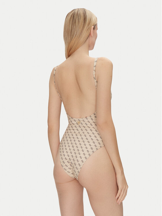 Guess Guess Strój kąpielowy E5GJ45 KCRL2 Beżowy