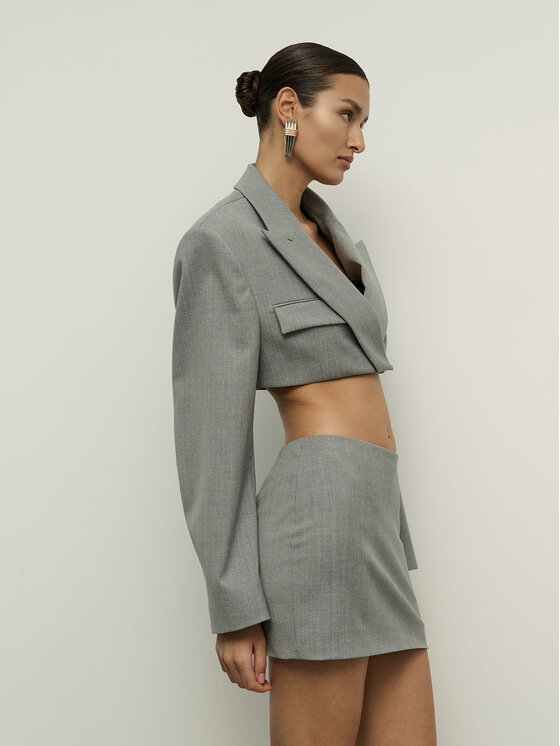 La Mania La Mania Gonna RITUAL Grigio Classic Fit