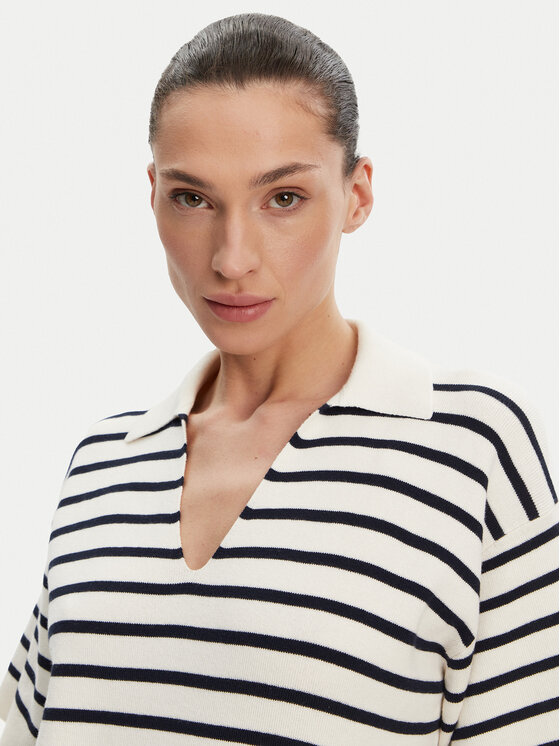 Tommy Hilfiger Tommy Hilfiger Sweter WW0WW45400 Beżowy Regular Fit