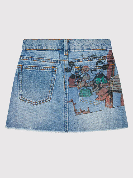 Gonna DISNEY Vintage Mickey 21WGFD02 Blu scuro