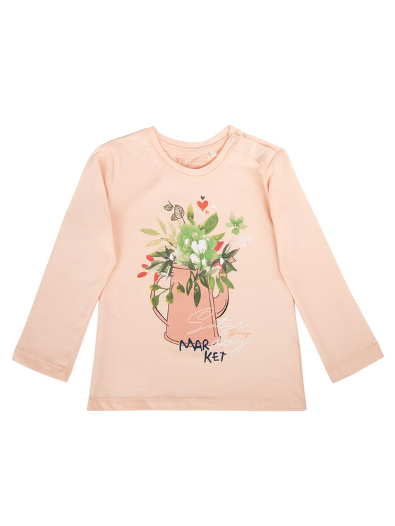 Primigi Primigi Halenka T-Shirt Ml Jersey Elast Růžová Regular Fit
