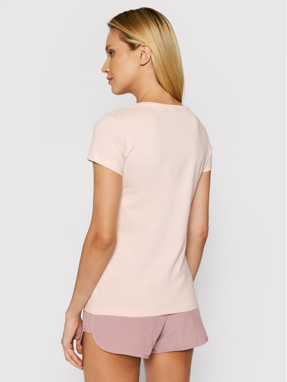 4F 4F T-Shirt NOSH4-TSD001 Różowy Regular Fit