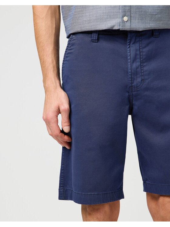 Wrangler Wrangler Szorty CHINO SHORT Niebieski Regular Fit