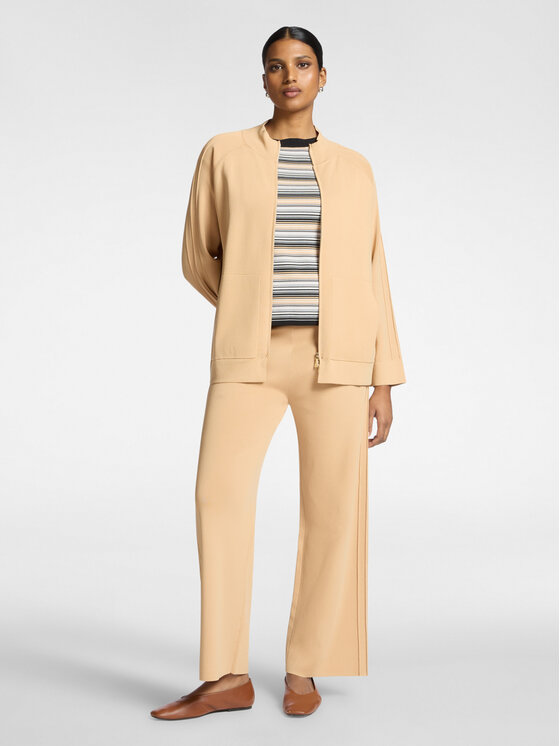 Elena Mirò Elena Mirò Pantaloni di tessuto P624Z000151N012 Crema Regular Fit