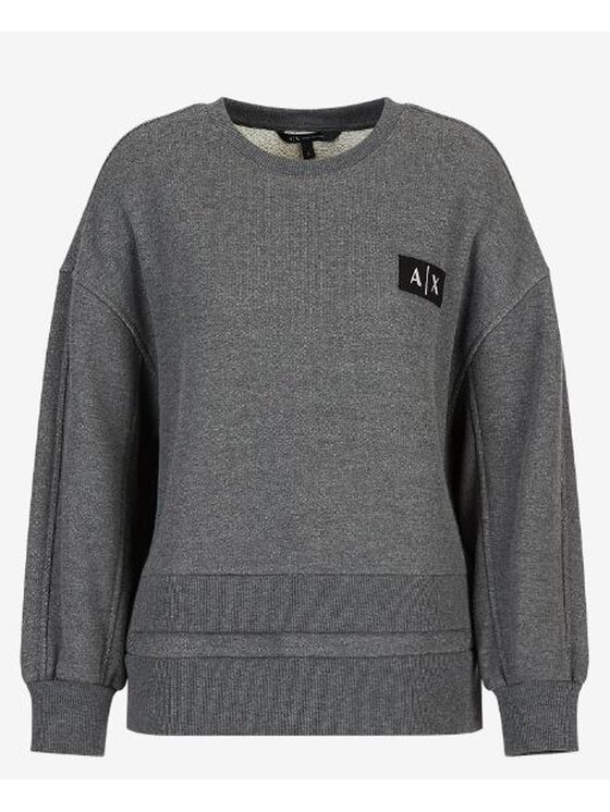 Armani Exchange Armani Exchange Mikina 6LYM57 YJBUZ 3998 Šedá Regular Fit