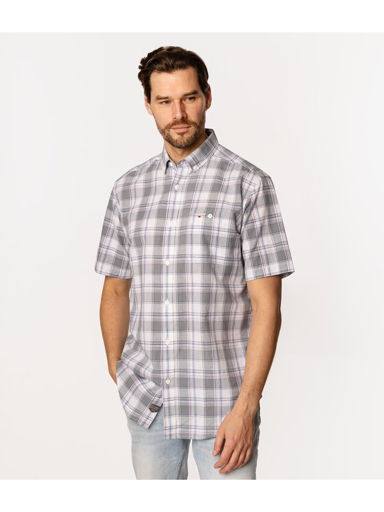Lee Cooper Lee Cooper Koszula NEW TENBY2 KL05 Szary Comfort Fit
