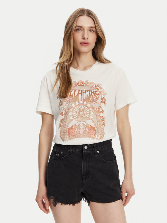 Billabong Billabong Tricou EBJZT00424 Alb Relaxed Fit