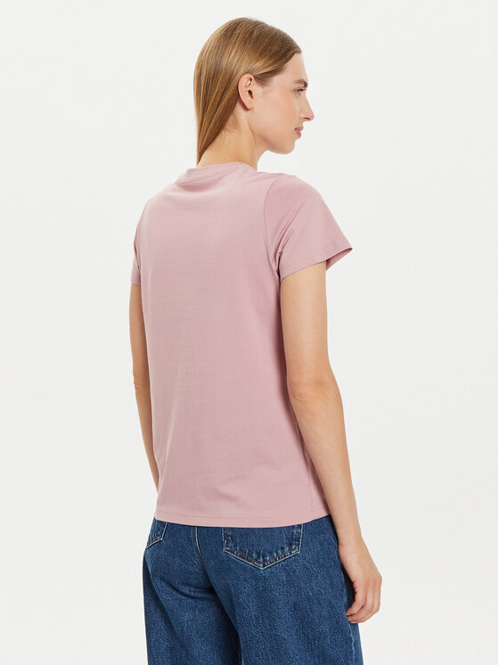 Lee Lee T-shirt Small Logo 112355197 Ružičasta Regular Fit