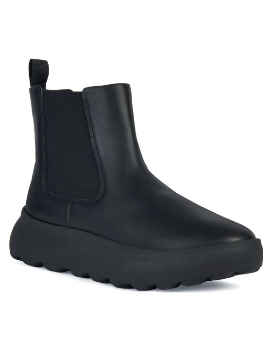 Geox Geox Polokozačky D Spherica Ec4.1 D36TCA 00085 C9999 Černá