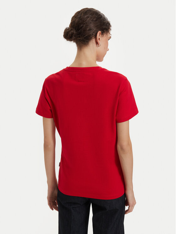 Beverly Hills Polo Club Beverly Hills Polo Club Футболка P-SS26W-TS516518 Червоний Regular Fit