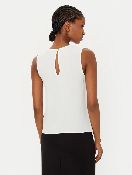 Patrizia Pepe Patrizia Pepe Blūze 8C0760/A8I1-W146 Balts Regular Fit