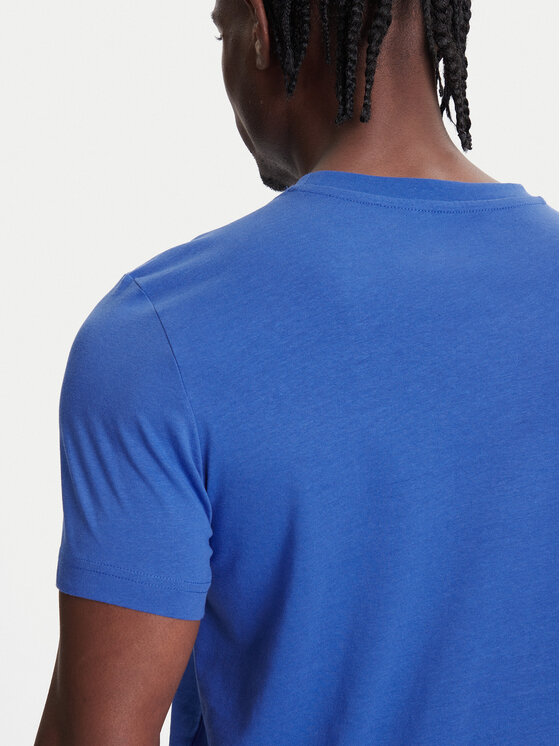 Kappa Kappa Marškinėliai Logo Korpo Cafers 304J150 Mėlyna Slim Fit