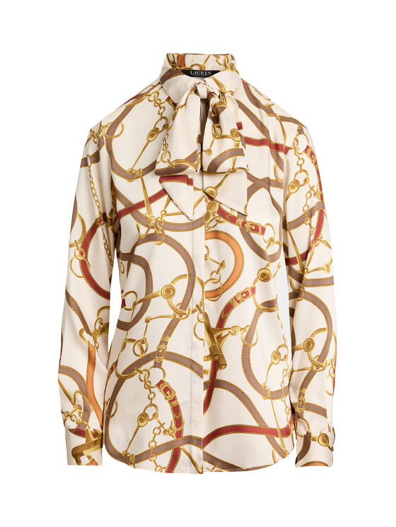 LAUREN RALPH LAUREN LAUREN RALPH LAUREN Риза 200979807001 Бял Straight Fit