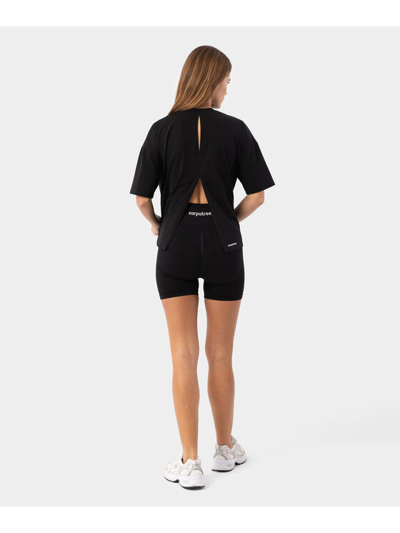 Carpatree Carpatree T-Shirt T-shirt Stitch Czarny Fitted Fit