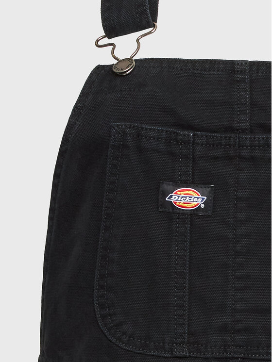 Dickies Dickies Ogrodniczki Duck Canvas DK0A4XPT Czarny Regular Fit