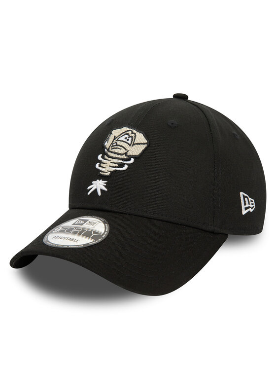 New Era Kapa S šiltom Minor League 940 Lugnuts 60435081 Črna