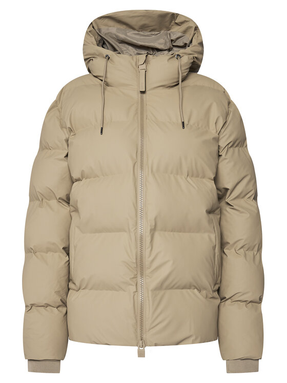 Rains Rains Geacă de iarnă Unisex 15120 Bej Regular Fit
