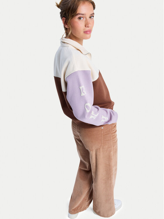 Roxy Roxy Felpa View Point Block ERJFT05014 Multicolore Regular Fit