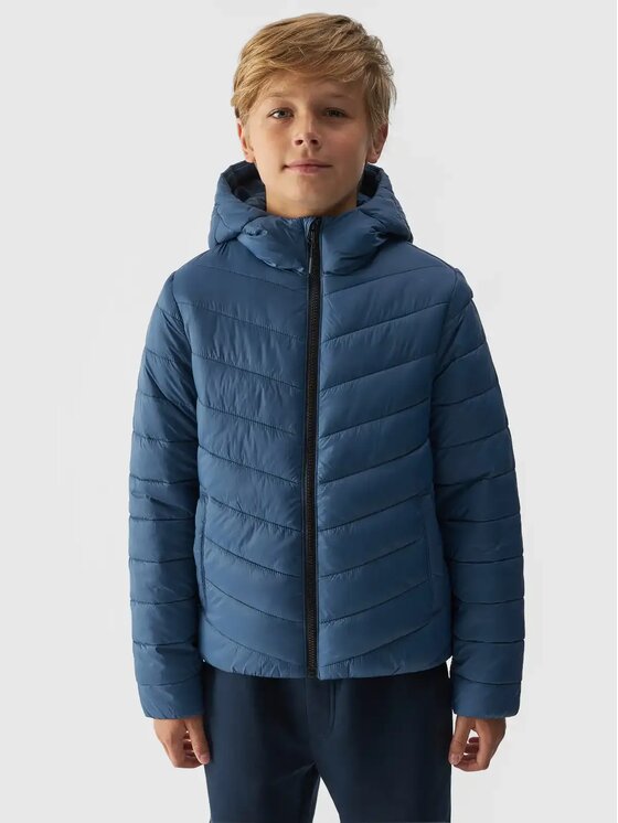 4F 4F Giubbotto piumino 4FJWAW24TDJAM460-32S Blu scuro Regular Fit