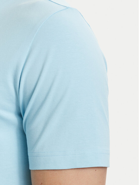 BOSS BOSS Marškinėliai Tee 50506373 Šviesiai mėlyna Regular Fit