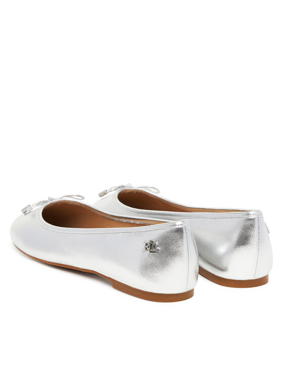 LAUREN RALPH LAUREN LAUREN RALPH LAUREN Balerinos Jayna 802978836001 Sidabrinė