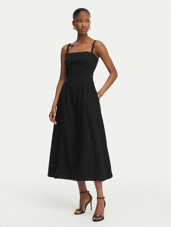 Guess Guess Лятна рокля W6GK44 W1884 Черен Regular Fit