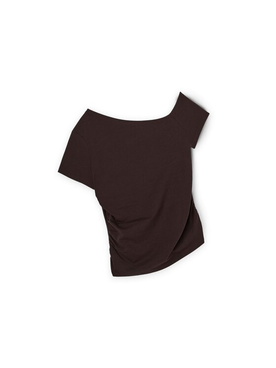 Motivi Motivi T-Shirt G390W003445N022 Brązowy Slim Fit