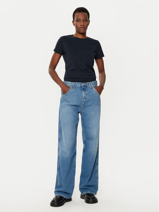 BOSS BOSS T-Shirt C_Esogo_1 50506973 Granatowy Slim Fit