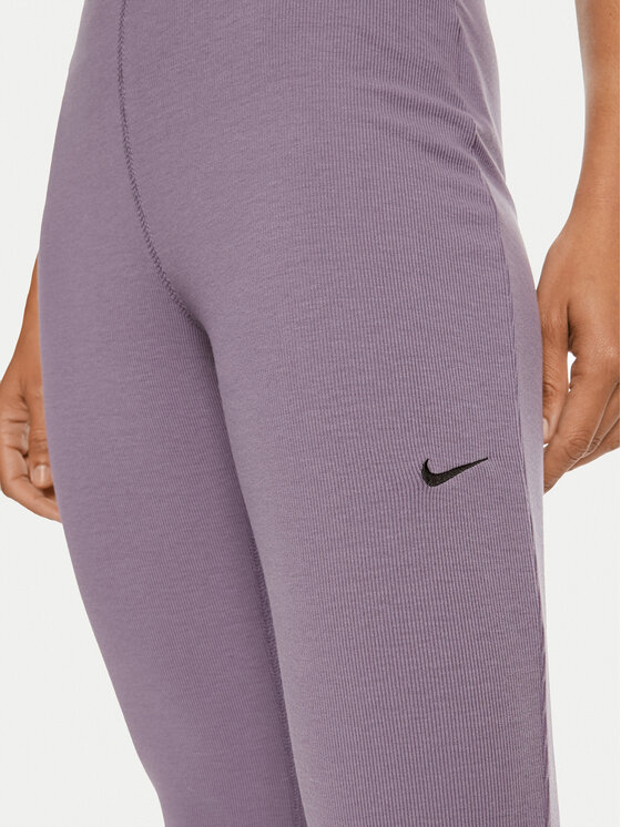 Nike Nike Bavlnené nohavice FQ2113 Fialová Slim Fit