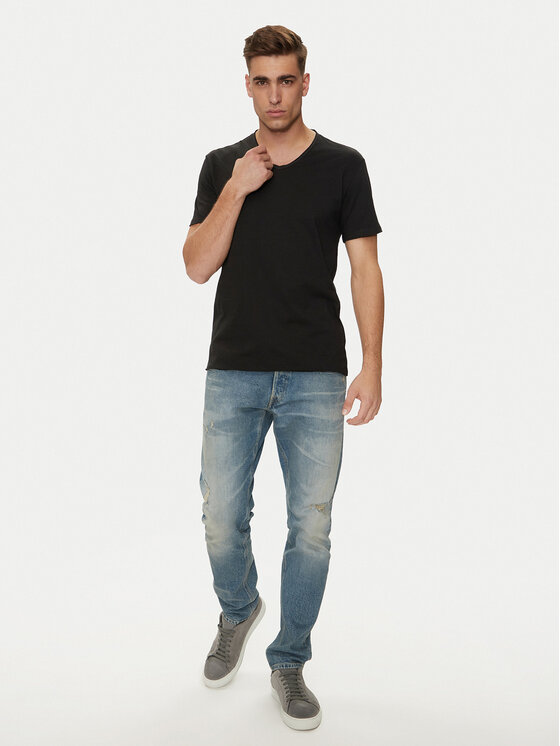 REPLAY Replay T-Shirt M3591A.000.2660 Czarny Regular Fit