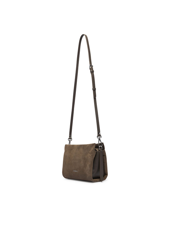 Coccinelle Coccinelle Torebka P6P Boheme Suede Bimaterial E1 P6P 58 01 01 Khaki