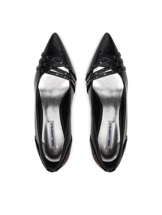 KARL LAGERFELD KARL LAGERFELD Pantofi cu toc subțire Sarabande KL30927 Negru