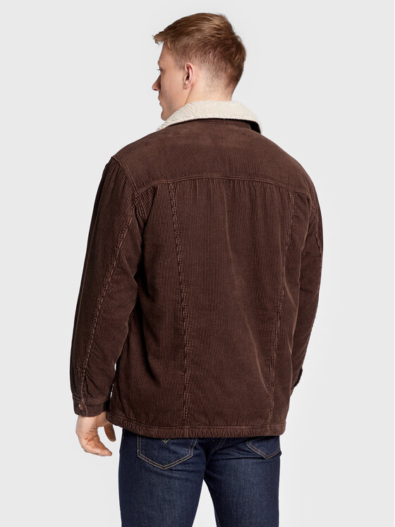 Wrangler Wrangler Kurtka przejściowa Sherpa W445AHH38 112324535 Brązowy Regular Fit