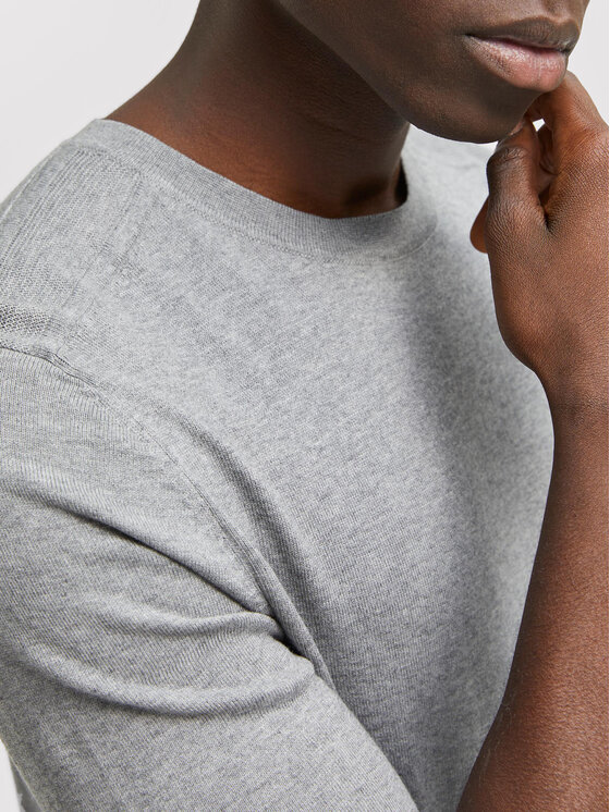 Selected Homme Selected Homme Пуловер Berg 16074682 Сив Regular Fit