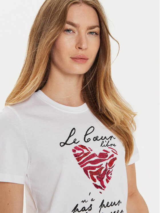 ONLY ONLY Póló Kita 15332698 Fehér Regular Fit