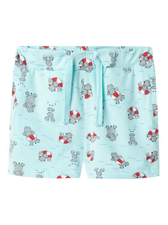 NAME IT NAME IT Set tricou și pantaloni scurți Zumus 13241038 Alb Regular Fit