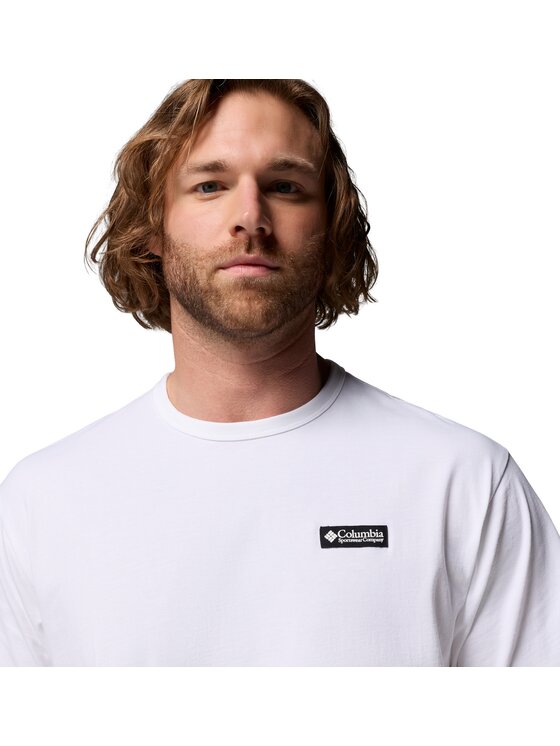 Columbia Columbia T-Shirt 215504 Biały Regular Fit
