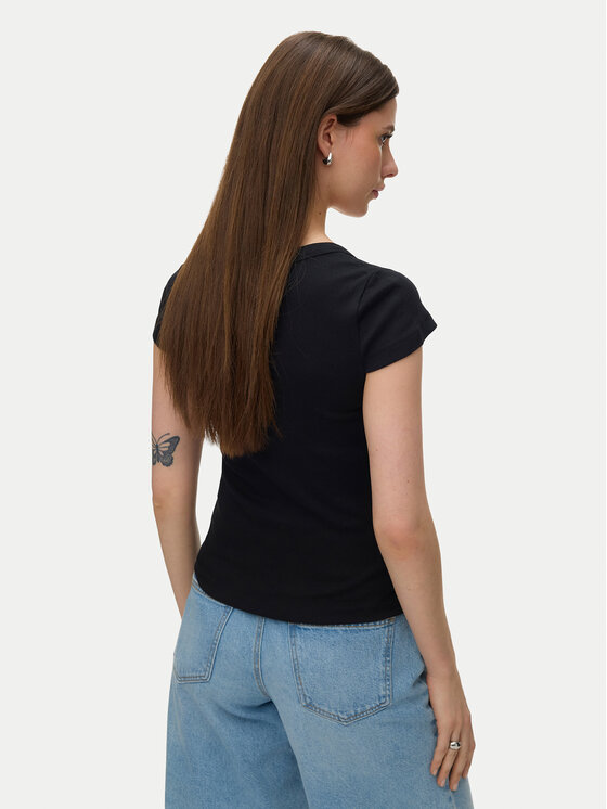 Vero Moda Vero Moda Tričko Chloe 10344953 Čierna Slim Fit