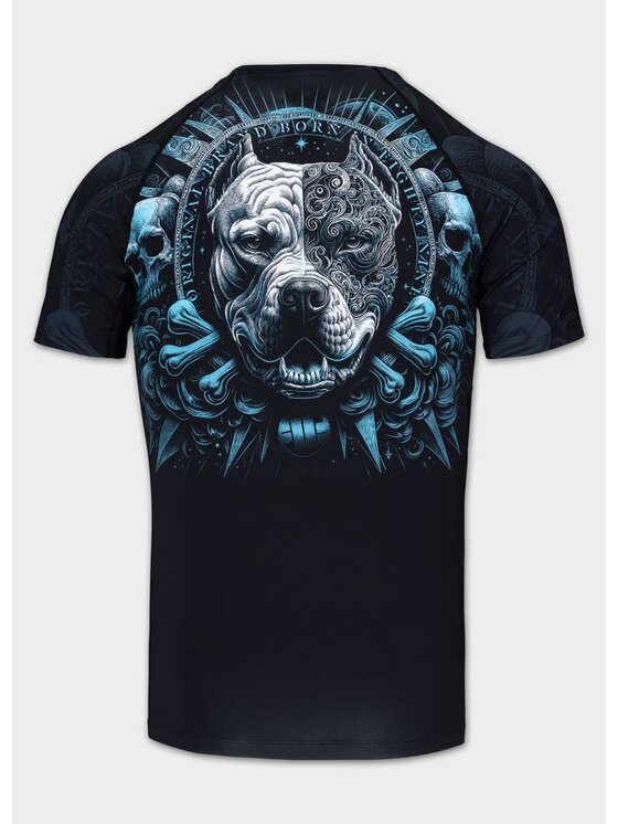 PITBULL PITBULL Koszulka techniczna PITBULL WORLD Czarny Regular Fit